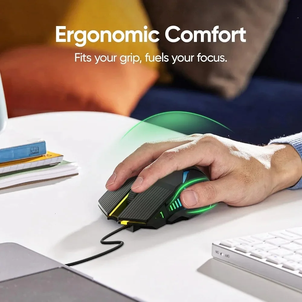 RGB Gaming Mouse - Black